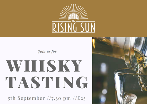 Monthly Tasting Sessions - September - Whisky Image